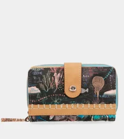 Outlet Anekke Billetero Monedero Negro Coral