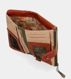 Best Sale Anekke Billetero Rfid Flexible Peace & Love Camel
