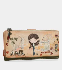 Cheap Anekke Billetero Rfid Grande Peace & Love Camel