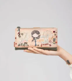 Cheap Anekke Billetero Rfid Grande Peace & Love Camel