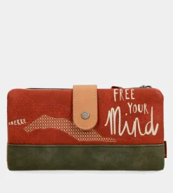 Cheap Anekke Billetero Rfid Grande Peace & Love Camel