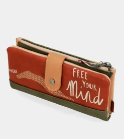 Cheap Anekke Billetero Rfid Grande Peace & Love Camel