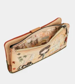Cheap Anekke Billetero Rfid Grande Peace & Love Camel