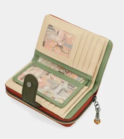 New Anekke Billetero Rfid Mediano Peace & Love Camel