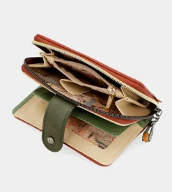 New Anekke Billetero Rfid Mediano Peace & Love Camel