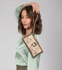 Best Sale Anekke Billetero Rfid Peace & Love Camel