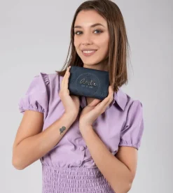 Discount Anekke Billetero Rfid Pequeno Azul Marino Studio
