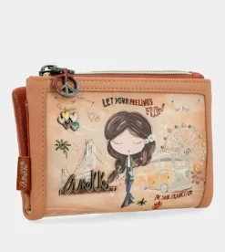 Online Anekke Billetero Rfid Pequeno Peace & Love Camel