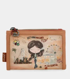 Online Anekke Billetero Rfid Pequeno Peace & Love Camel