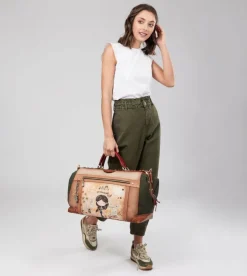 Best Sale Anekke Bolsa De Viaje Peace & Love Camel