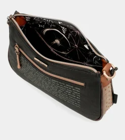 Fashion Anekke Bolso Baguette Con Asa Metal Shoen