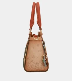Online Anekke Bolso Bowling Peace & Love Camel