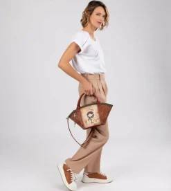 Outlet Anekke Bolso Cesta Peace & Love Camel
