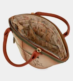Outlet Anekke Bolso Cesta Peace & Love Camel