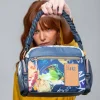 Cheap Anekke Bolso De Hombro Azul Marino Pachamama