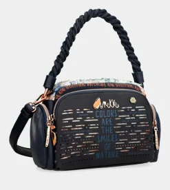 Cheap Anekke Bolso De Hombro Azul Marino Pachamama
