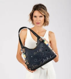 Best Sale Anekke Bolso De Hombro Azul Marino Studio