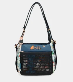 New Anekke Bolso De Hombro Convertible En Mochila Nature Pachamama