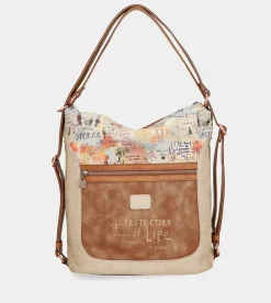 Cheap Anekke Bolso De Hombro Convertible En Mochila Menire