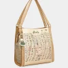 Sale Anekke Bolso De Hombro Dorado Nature Pachamama