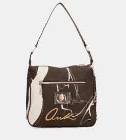 Discount Anekke Bolso De Hombro Marron Nature Shodo