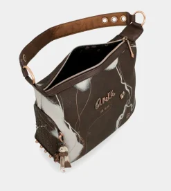 Discount Anekke Bolso De Hombro Marron Nature Shodo