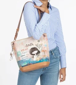 Discount Anekke Bolso De Hombro Mediano Mediterranean