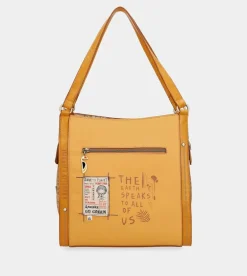 Fashion Anekke Bolso De Hombro Ocre Nature Pachamama