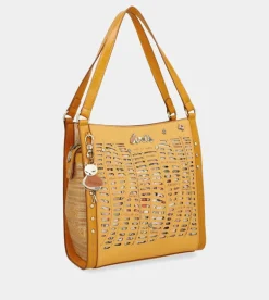Fashion Anekke Bolso De Hombro Ocre Nature Pachamama