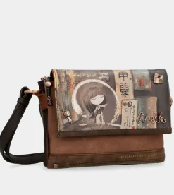 Cheap Anekke Bolso De Solapa 3 Compartimentos Shoen