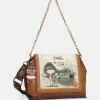 Outlet Anekke Bolso De Solapa Con Asa Metalica The Forest