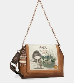 Outlet Anekke Bolso De Solapa Con Asa Metalica The Forest