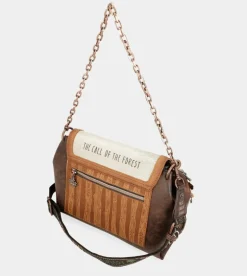 Outlet Anekke Bolso De Solapa Con Asa Metalica The Forest