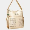Shop Anekke Bolso Dorado Convertible En Mochila Nature Pachamama