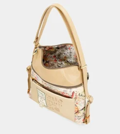 Shop Anekke Bolso Dorado Convertible En Mochila Nature Pachamama