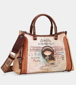 Online Anekke Bolso Grande De Asas Con Bandolera Menire