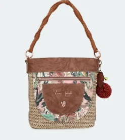 Best Anekke Bolso Hombro Rafia Naturaleza