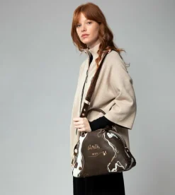 Clearance Anekke Bolso Marron 2 Asas Y Bandolera Nature Shodo