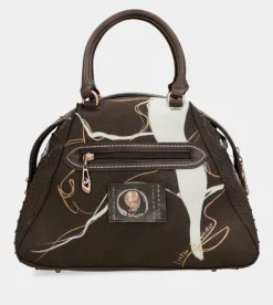 Clearance Anekke Bolso Marron 2 Asas Y Bandolera Nature Shodo