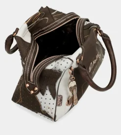 Clearance Anekke Bolso Marron 2 Asas Y Bandolera Nature Shodo