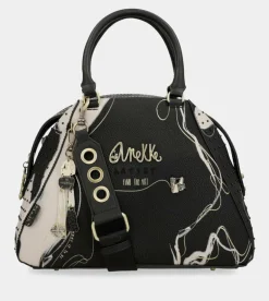 Shop Anekke Bolso Negro 2 Asas Y Bandolera Nature Shodo