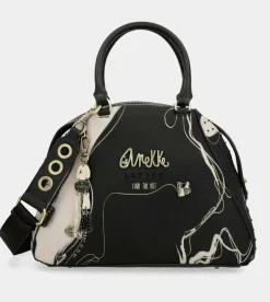 Shop Anekke Bolso Negro 2 Asas Y Bandolera Nature Shodo