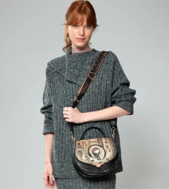 Fashion Anekke Bolso Ovalado Con Solapa Shoen