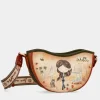 Cheap Anekke Bolso Ovalado Peace & Love Camel