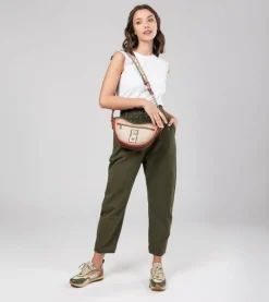 Cheap Anekke Bolso Ovalado Peace & Love Camel
