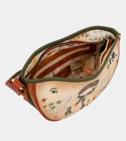 Cheap Anekke Bolso Ovalado Peace & Love Camel