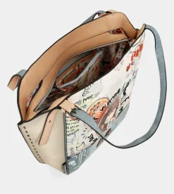 Clearance Anekke Bolso Shopper Ovalado Fun & Music