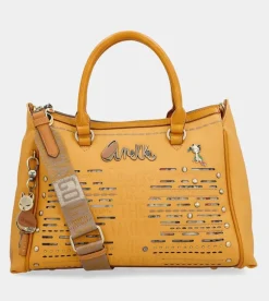 Cheap Anekke Bolso Tipo Doctor Ocre Nature Pachamama