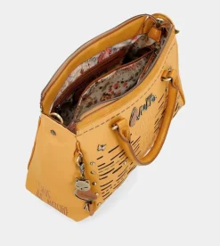 Cheap Anekke Bolso Tipo Doctor Ocre Nature Pachamama