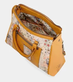 Cheap Anekke Bolso Tipo Doctor Ocre Nature Pachamama